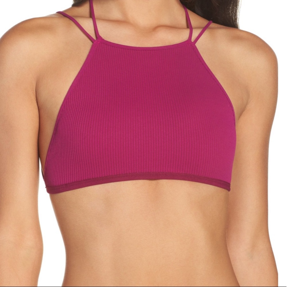Free People High Neck Strappy Bralette Bra